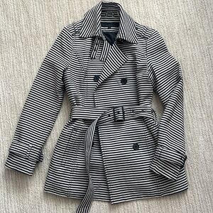 Kenneth Cole New York striped trench, size XS